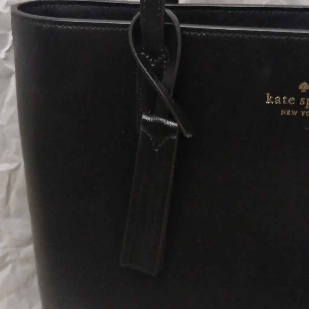 Kate Spade Jana Black Saffiano Leather Tote - Picture 3 of 12